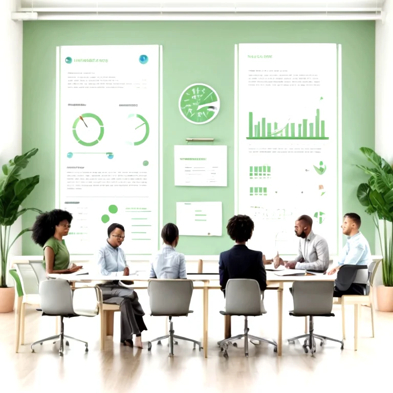 قادة يتفاعلوا في ورشة Purpose Metric